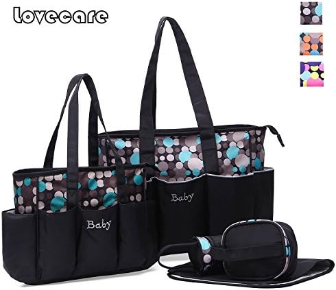 5pcs Large Baby Diaper Bag Set For Mom Mother Women Tote Bag Maternity Changing Nappy Bags Organizer Baby Care