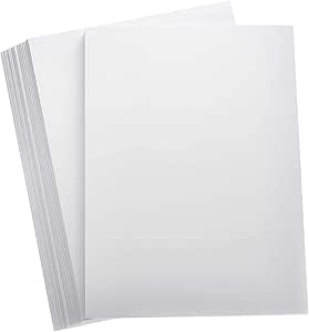 Dickes Drucker-Papier, A4, 220 g/m², weißes Kartonpapier – geeignet für alle Drucker weiß ...
