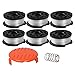Produktbild starter 6 Pack 30ft 0,065"Fadentrimmer Ersatzspule Für Black + Decker Fadentrimmer (6 Ersatzspulen, 1 Trimmerkappe, 1 Pack Feder)