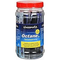 Classmate Octane Gel Pen (Blue & Black)- Pack of 25 + 10 Gel Refills FREE