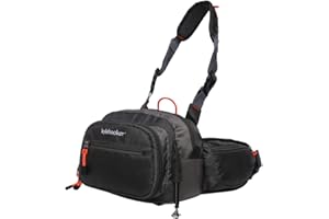 Kylebooker Marsupio da pesca a mosca per pesca al fiume, Verde militare, Pesca a mosc