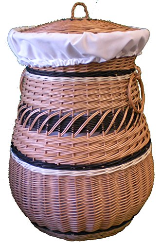 Ali Baba mimbre cesta para la ropa sucia (