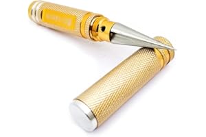 Janjunsi RC Car Body Shell Reamer Hole Puncher 0-14mm Expanding Hole Opener Drill Tool for Cars Truck Ship Aircraft Model (Gold)