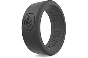 M MAUI RINGS Ring Herren Ring Silicone Wedding Ring for Men SOLID Ringe Set Herren Schmuck Ringe Herren Geburtstags Geschenk Für Männer Geschenke Coole Sachen Silicone Wedding Band Partner Geschenke