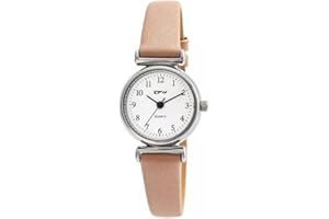 ALCENTIS - Montre Femmes Analogique Petit Cadran - Mécanisme Quartz Japonais - Bracelet en Cuir - Chiffres Arabe à Contraste élevé