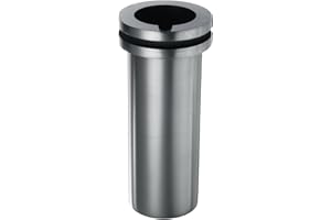 sourcing map Graphite Crucible,3kg High Purity Graphite Crucible Metal Melting Ingot for Melting Gold, Silver, Copper, Furnace Casting Mould Melt Jewelry Tools,1.97 Inch IDx6.69 Inch H