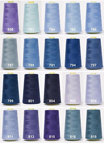 Overlocker Sewing Thread 50S/2, Polyester, 5000 Yards / 4570 Meter / Color: 794
