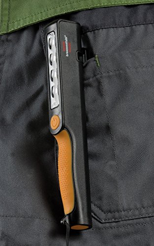 Brennenstuhl LED Leuchte / handliche LED Akku Clipleuchte (Arbeitsleuchte Akkubetrieben, inkl. drehbarem Clip mit Magnet) Farbe: schwarz/gelb, 1 Stück, 1175890 - 7