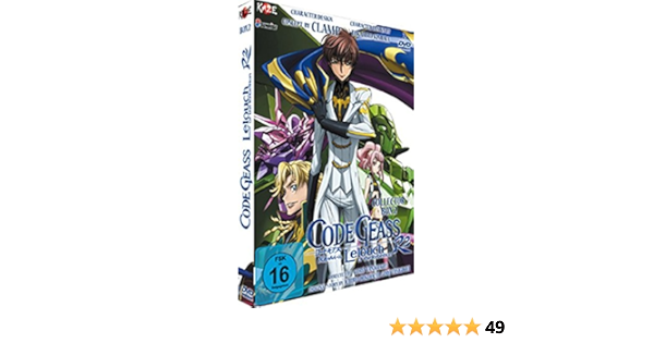 Code Geass R2 Collector S Box 2 Le 2 Dvds Import Allemand Dvd Blu Ray Amazon Fr