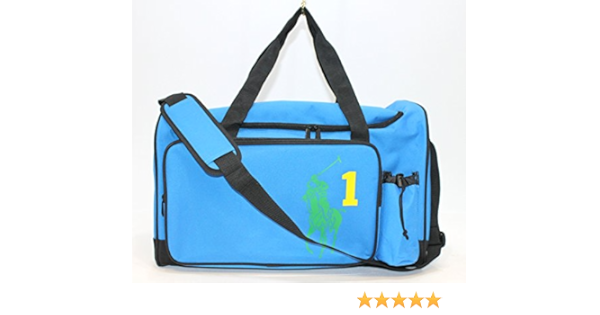 ralph lauren blue duffle bag