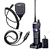 Produktbild NKTECH BaoFeng UV-82 Tri-Power High Mid Low 8W 4W 1W UV Cross Band VHF UHF 136-174/400-520MHz Schinken-Transceiver Walkie Talkie Power by BL-8 (Schwarz + NK-S112 Mic + Programmierung Kabel)