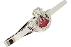 BRIGADE UK Light Infantry Deluxe UK made Silver plated classic Tie Bar/Slide