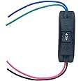WindyNation 25A DPDT Forward Reverse Up Down Reverse Polarity Switch for Hoist, Winch, Crane, Motor, Linear Actuator (Momentary Switch)