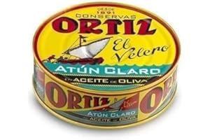 Ortiz El Velero Atún Claro - Thunfisch in Olivenöl, Dose (1 x 600 g)