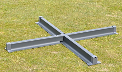 Alu-Sonnenschirm Meran, Gastronomie Marktschirm mit Volant Ø 5m ~ grün ohne Ständer - 3