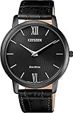 Citizen Herren Analog Quarz Uhr mit Leder Armband AR1135-10E