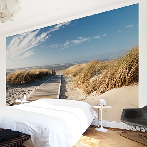 Vliestapete Premium – Ostsee Strand – Fototapete Breit Vlies Tapete Wandtapete Wandbild Foto 3D Fototapete, Größe HxB: 190cm x 288cm - 2