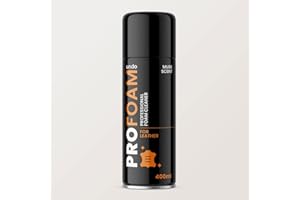BEST IDEAS UK Profoam Leather Cleaner, All Purpose Leather Cleaner For Sofas, Chairs, Furniture and Leather Car Interiors - Deep Cleans All Leather Types. Fresh Musk Scent. 400ml. Made In The UK