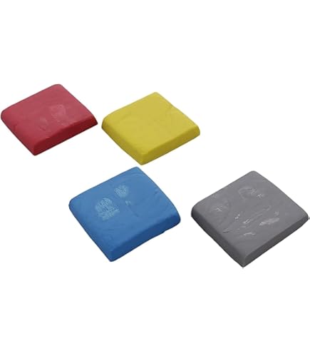 Marie's Artist 3 Pack Of 4B Erasers, Professional Quality Removes Charcoal, Graphite And Other Lead More Completely