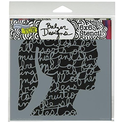 Crafter's Workshop Templates 6"X6"-Silhouette Script