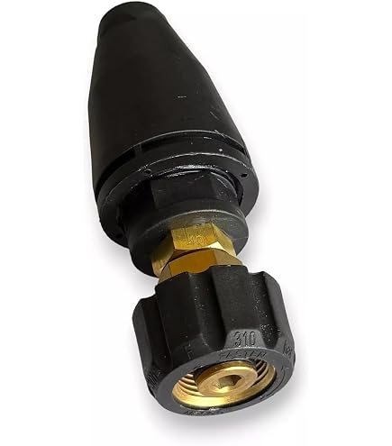 Buse Rotative Haute Pression Schmutzkiller 276 Bar - Compatible Kärcher, Nilfisk, Etc., En Acier Inox Et Laiton