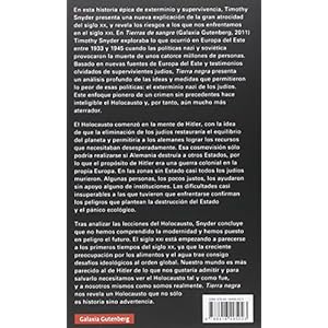 Tierra negra: El Holocausto como historia y advertencia