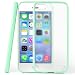 Produktbild iPhone 5S Hülle Slim Transparent Mint-Grün [OneFlow Impact Back-Cover] Dünn Schutzhülle Silikon Handy-Hülle für iPhone 5/5S/SE Case TPU Tasche Matt