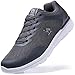 Produktbild Herren Sportschuhe Sneaker Laufschuhe Leichte Atmungsaktiv Fitnessstudio Traillaufschuhe Freizeit Schnürer Turnschuhe, Gr.-43 EU/7.5 UK, Grau