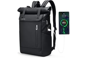 MARK RYDEN Rolltop Rucksack Herren Wasserdicht 17,3 Zoll Laptop Rucksack Herren 20L-29L mit USB Ladeanschluss, Leichter Freizeitrucksack Business Laptop Rucksack Damen Herren