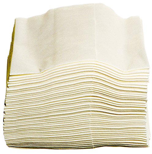 400 Stück hochwertige Viskose Politurtücher 38 x 34 cm von ZVG – Reinigungstücher weiß, lösungsmittelbeständig, saugstark – hochwertiges Multitex Mehrwegtuch Vlies mit Textilcharakter für Feinmechanik Elektro- u Fahrzeugindustrie Lackiererei Bootsbau Reinigung – 400 x Poliertuch - 2