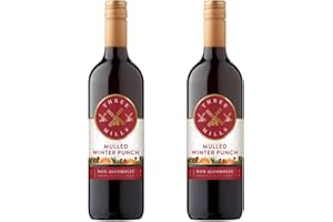 TWELVE GREEN BOTTLES Three Mills – Mulled Winter Punch 750ml – Alcohol Free - Pack of 2