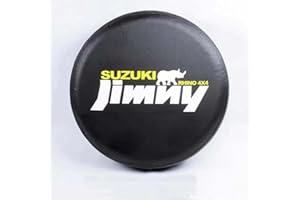 POWEC Auto Ersatzradabdeckung, für Suzuki Jimny 2018-2023 Wasserdicht, Staubdicht, elastische Radabdeckung, Zubehör für Die Außendekoration,A14in