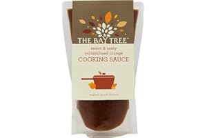 The Bay Tree Caramelised Orange Sauce – Sweet and Zesty Cooking Sauce Makes Duck Divine Full of Flavour Nut Free and Savoury Makes as a Great Stir Fry Sauce - 320g Pouch