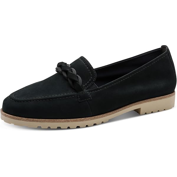 Mocassins Femme Tamaris 1-24712-42 - Cuir Et Synthétique, Talon 2.5 Cm, Style Classique Et Confortable