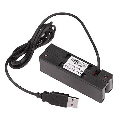 TOOGOO(R)Tragbar USB Programmierbare unterstuetzte Magnetkartenleser Stripe Bidirektionale Swipe - 6