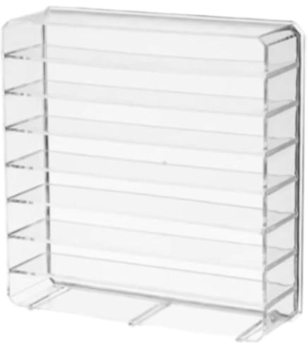 Support Mural Voiture Jouet - 20 Présentoirs Transparents Pour Modèles Réduits - Range Voiture PVC - Étagère Murale 42,5x11,2 Cm