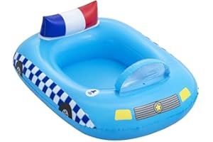 Bestway 34153 Canotto Gonfiabile per Bambini Funspeakers - Modello Macchina della poliziab