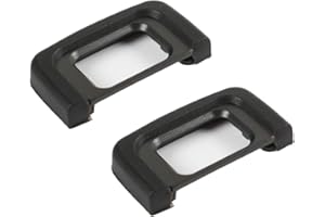 FANZR DK-25 Eyecup Eyepiece Viewfinder Compatibile per Nikon D5600 D5500 D5300 D3500 D3400 D3300 fotocamera (confezione da 2).