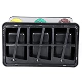 Songmics Abfalleimer Mülleimer mit Inneneimer Mülltrennsysteme Treteimer Edelstahl 24 L (3 x 8 L) LTB24L - 7