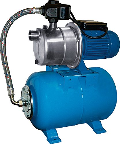 Preisvergleich Produktbild Nowax Edelstahl Haus- Wasserwerkpumpe Hwn 1500, Fördermenge Max. 4.300 L / H