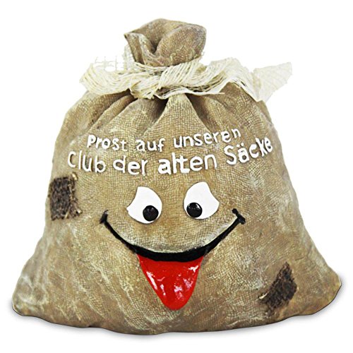 HC-Handel 914515 Spardose Sparschwein Club der alten Säcke 16,5 cm - 2