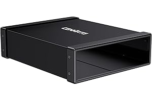 cenmate Case per Unità Ottica per unità Blu-Ray/CD/DVD SATA da 5,25", Case Esterno Alluminio con Cavo USB A/C 3.0, Sostituibile a Caldo (NO Drive, NON supporta IDE)