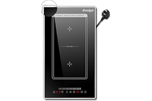 Cooksir Induction Hob with Plug, 2 Zone Electric Hob with Flex Zone, Double Induction Hob with Stainless Steel Frame, Built-in Electric Cooktop 30cm, 2800W,Slider Touch, Timer, Safety Lock, 13Amp