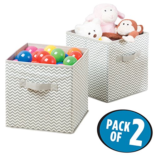 mDesign panier de rangement en tissu, lot de 2 – grand bac...