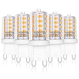 5er Pack, G9 LED Lampe warmweiß.Kein Flackern bzw.kein Stroboskope-Effekt,Unsere G9-Glühlampen sind CE, RoHS qualifiziert. 2 Jahre Garantie.