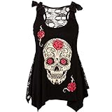 Lenfesh Verano Camisetas Vestido de Sin Mangas Algodon Camiseta Larga...