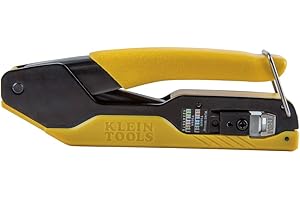 Klein Tools VDV226-005 Kompaktowe modułowe narzędzie do zaciskania kabli danych, do złączy RJ45 Pass-Thru