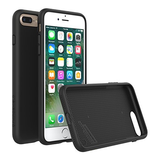 iPhone 8 Plus Case [Also fits iPhone 7 Plus], RhinoShield [PlayProof]
Heavy Duty Shock Absorbent [High Durability] Scratch Resistant. Ultra
Thin. Lifetime Warranty 11ft Drop Protection Rugged Cover - Black