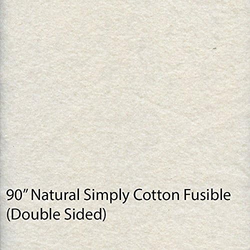 1m Simply Cotton Fusible Double Side Natural Shade Quilt Wadding from uksewing.com