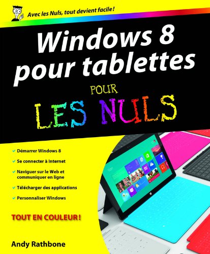 Windows 8 pour tablettes pour les Nuls francais Windows 8 pour tablettes pour les Nuls francais